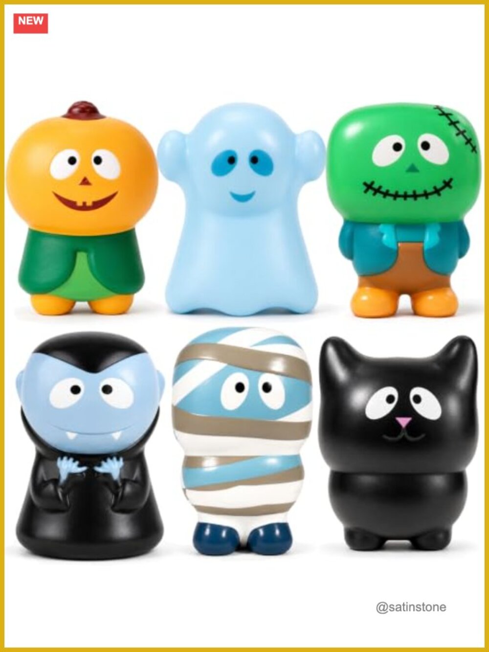 6 PCS Halloween Squishies Slow Rising Party Favors Stress Relief